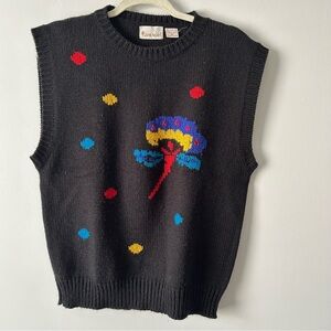 Vintage 80’s John Meyer colorful knit sweater vest M
